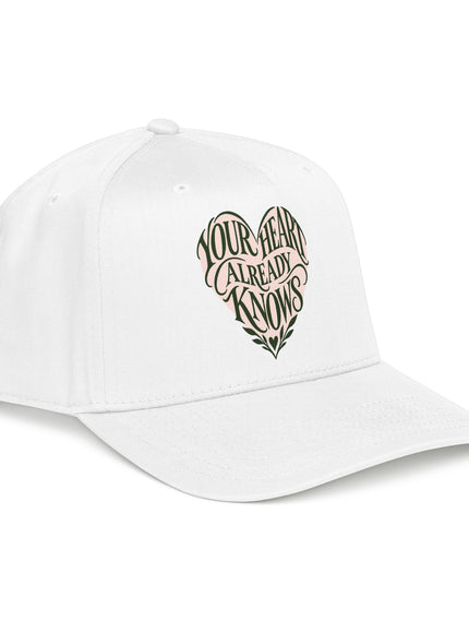 "Your Heart Already Knows" Mid Profile Baseball Cap