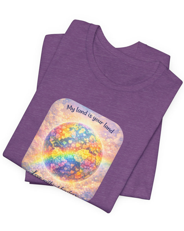 "My Land is Your Land" Unisex Jersey Short Sleeve Tee
