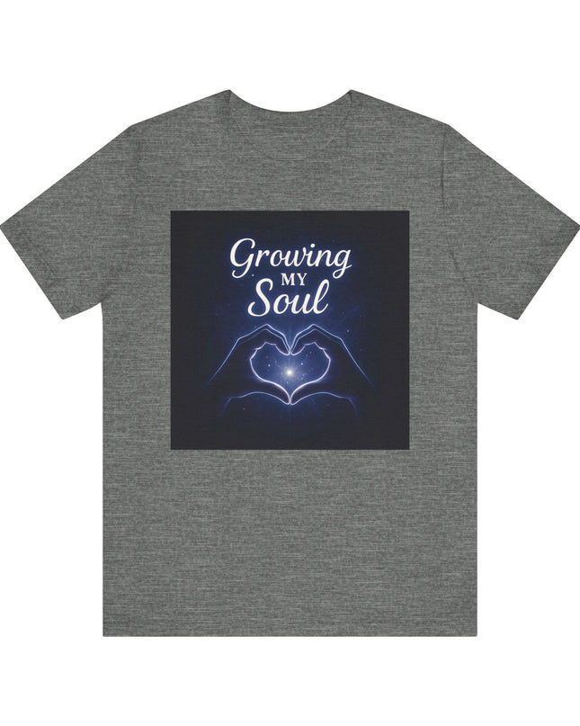 "Growing my soul, blue celestial" Unisex Jersey Short Sleeve Tee