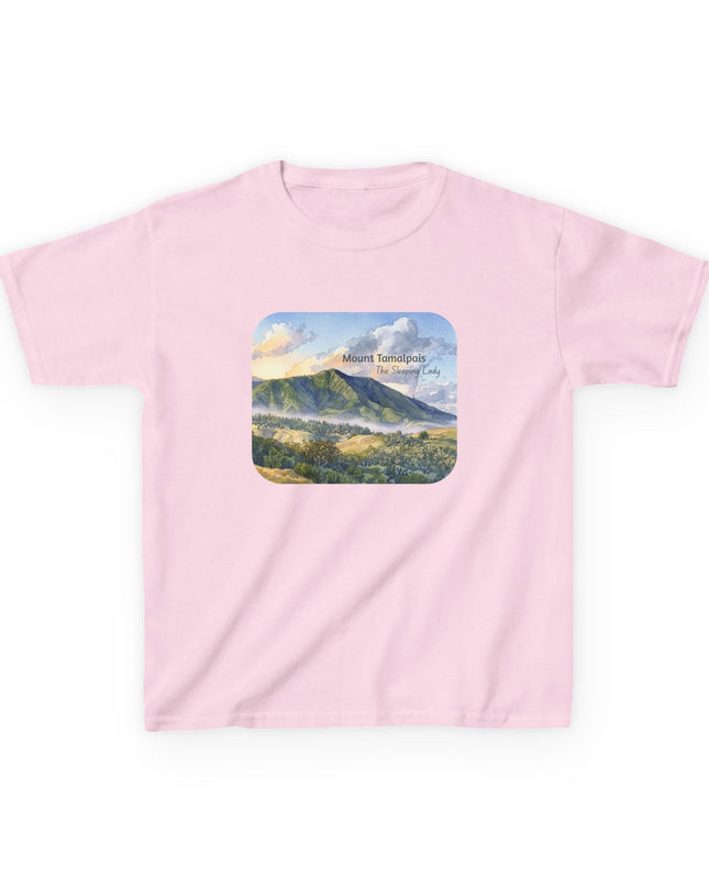 "Mount Tamalpais, the Sleeping Lady" Kids Heavy Cotton Tee