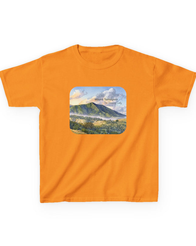 "Mount Tamalpais, the Sleeping Lady" Kids Heavy Cotton Tee