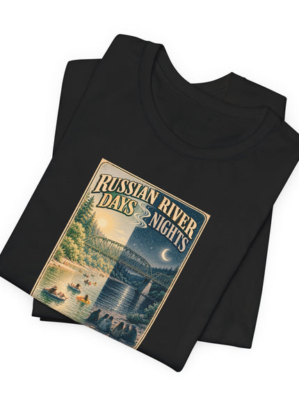 "Russian River Days, Russian River Nights" Unisex Jersey Short Sleeve Tee