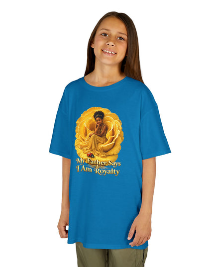 "My Father Says I am Royalty" Kids Heavy Cotton Tee
