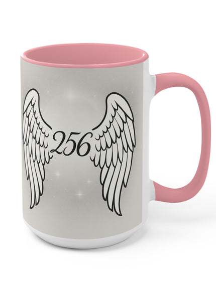 "Celestial Angel Wings 256" Accent Mug