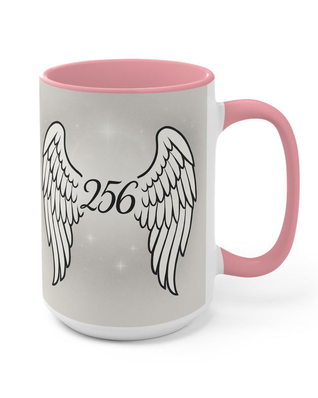 "Celestial Angel Wings 256" Accent Mug