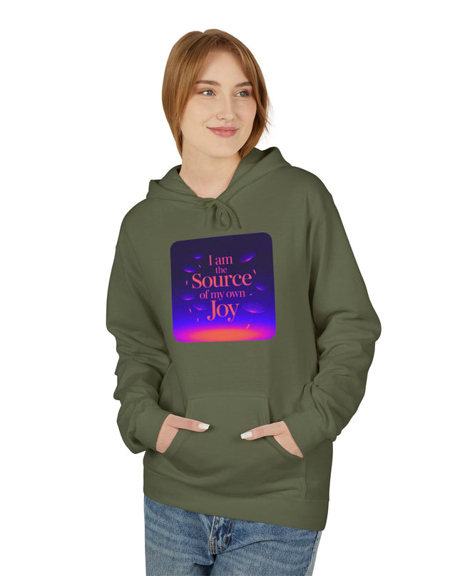"I Am the Source of my Own Joy" Unisex Midweight Softstyle Fleece Hoodie