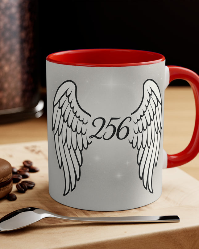 "Celestial Angel Wings 256" Accent Mug