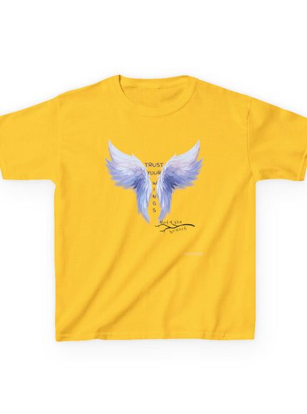 "Trust Your Wings, Not the Branch" Kids Heavy Cotton Tee