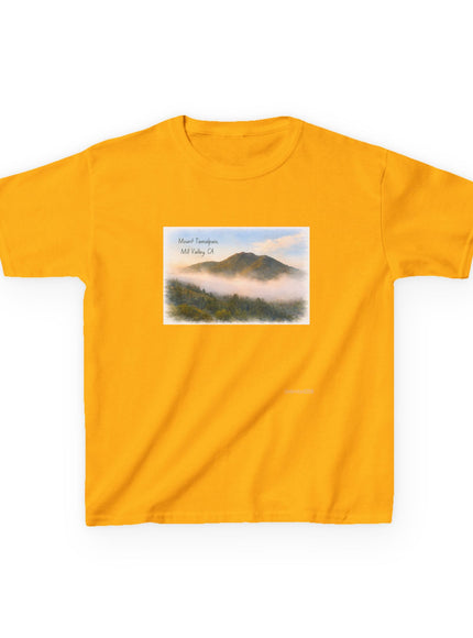 "Mount Tamalpais, Mill Valley, California Kids Heavy Cotton Tee