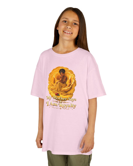 "My Mother Says I am Royalty" Kids Heavy Cotton Tee