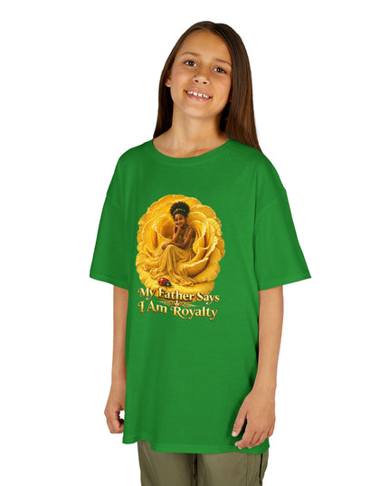"My Father Says I am Royalty" Kids Heavy Cotton Tee