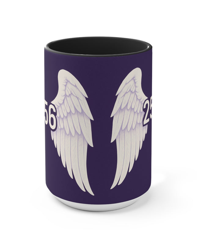 "Fluffy Angel Wing 256" Accent Mug