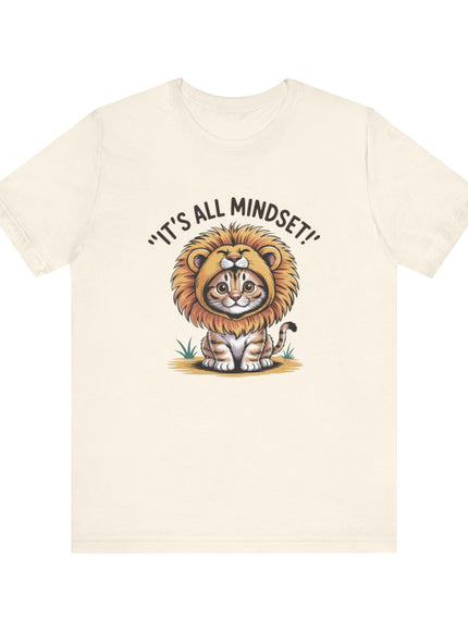 "Mindset Lion" Unisex Jersey Short Sleeve Tee