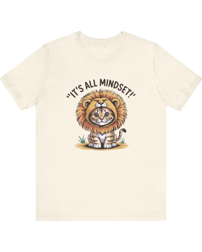 "Mindset Lion" Unisex Jersey Short Sleeve Tee