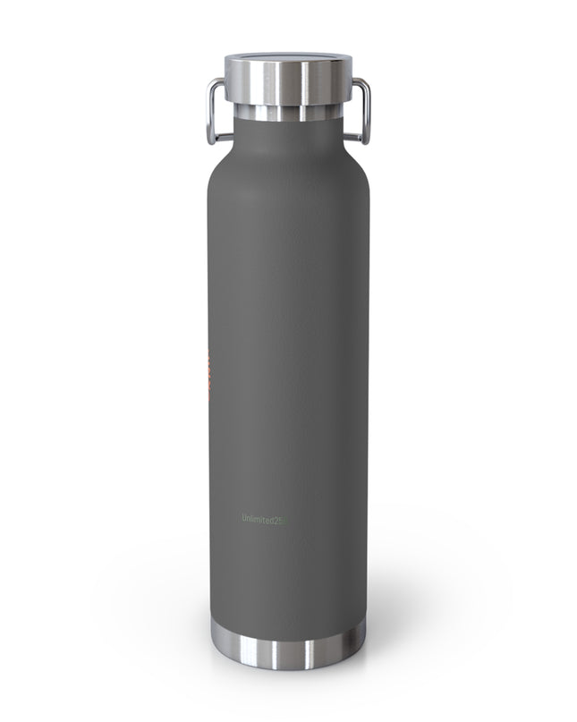 "Butterflies and Poppies Marin County, California" Copper Vacuum Insulated Bottle, 22oz