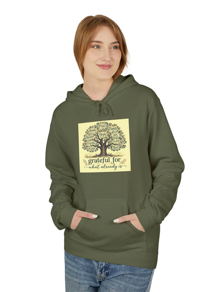 "Grateful For What Already Is" Unisex Midweight Softstyle Fleece Hoodie
