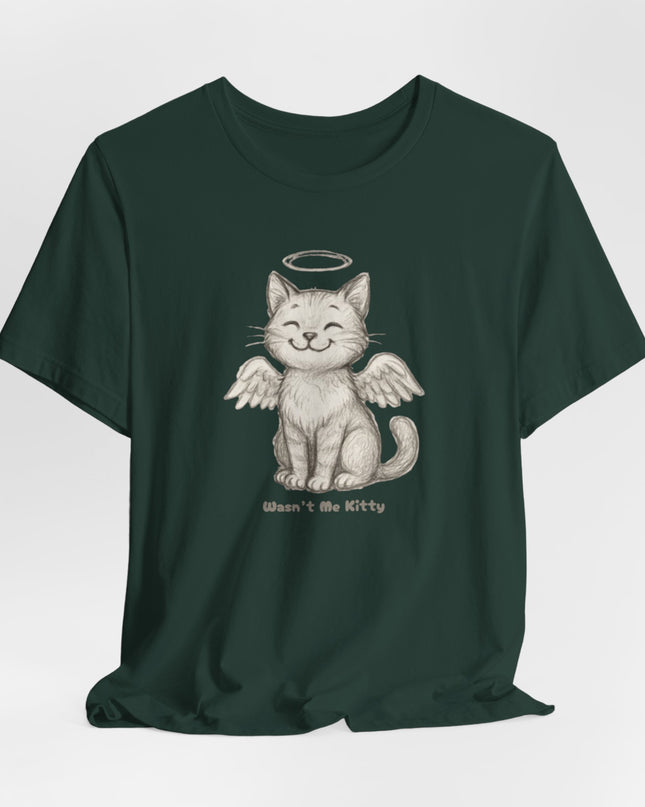 "Wasn't Me Kitty" Unisex Jersey Short Sleeve Tee