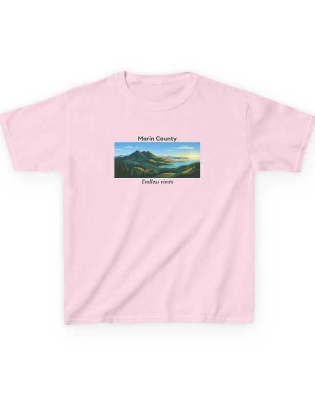 "Marin County - Endless Views" Kids Heavy Cotton Tee