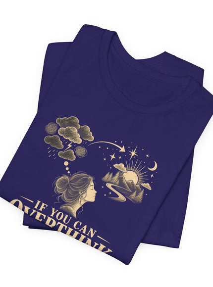 "Overthink" Unisex Jersey Short Sleeve Tee