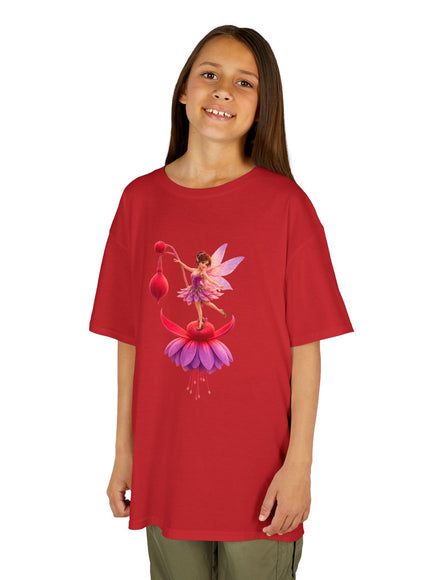 "Fuchsia Fairy" Kids Heavy Cotton Tee