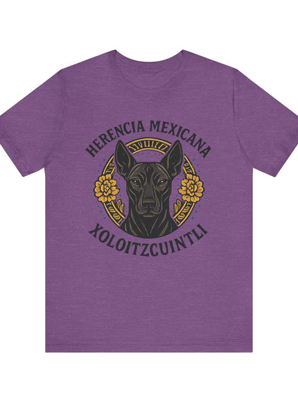 "Herencia mexicana - Xoloitzcuintli" Unisex Jersey Short Sleeve Tee