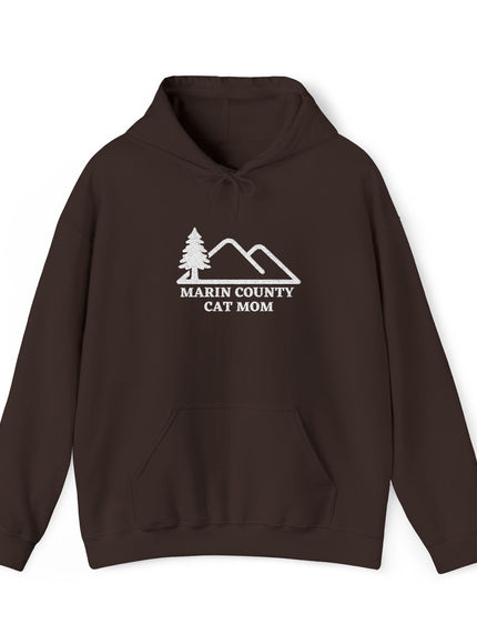 "Marin County Cat Mom" Unisex Heavy Blend Hooded Sweatshirt