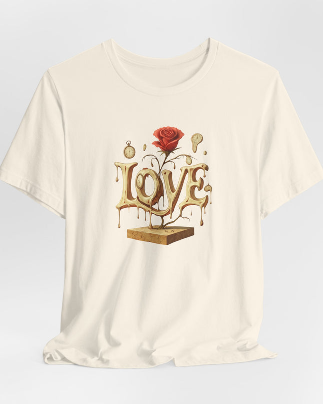 "Love - Salvador Dali Style" Unisex Jersey Short Sleeve Tee