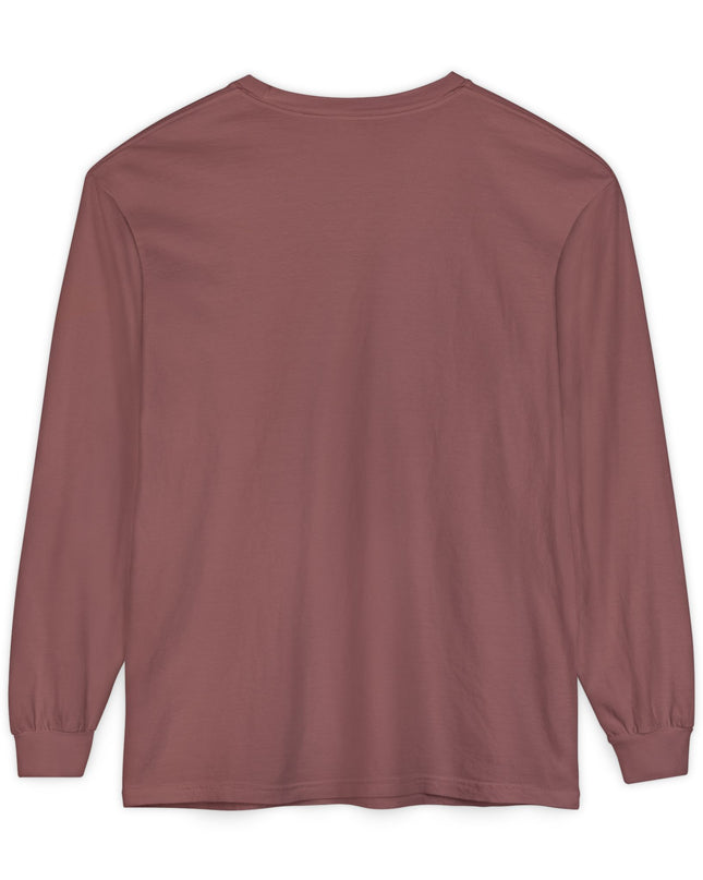 "Be the Rainbow in Someone's Cloud" Unisex Garment-dyed Long Sleeve T-Shirt