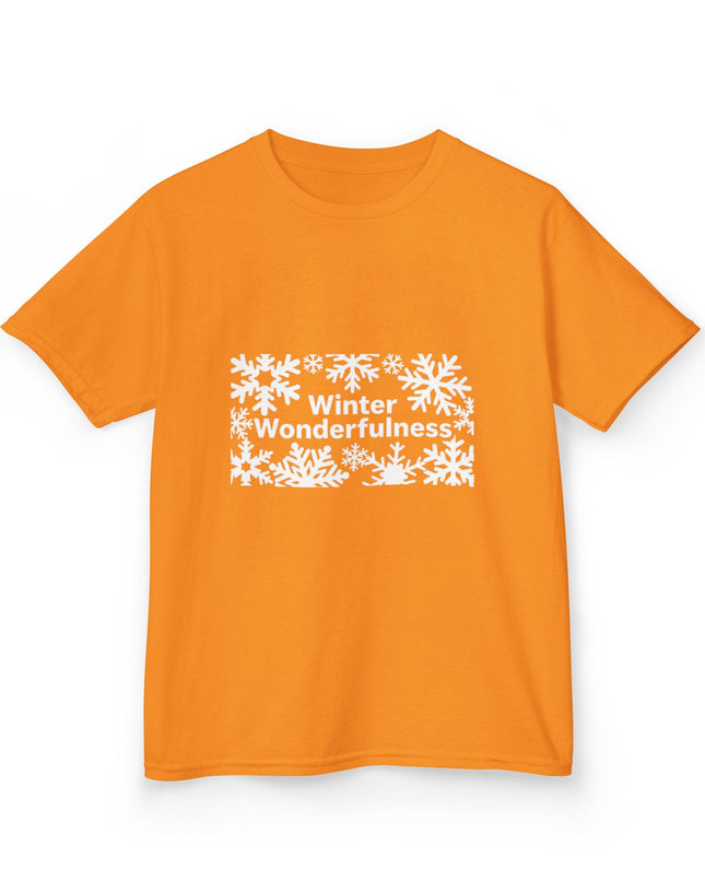 "Winter Wonderfulness" Kids Heavy Cotton Tee