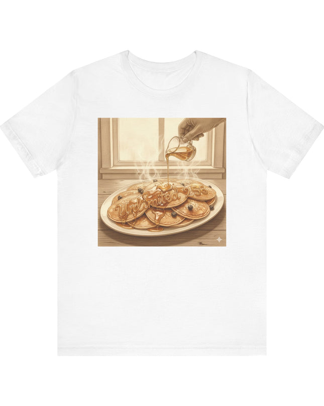 "Pancakes with Syrup" Unlimited 256 Unisex Jersey Short Sleeve Tee