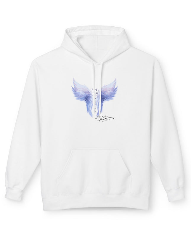 "Trust your Wings, Not the Branch" Unisex Midweight Softstyle Fleece Hoodie