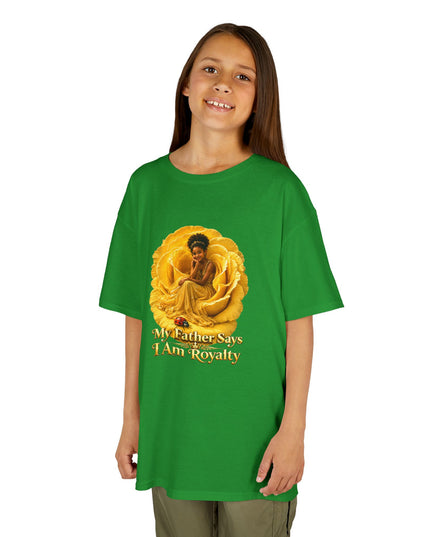 "My Father Says I am Royalty" Kids Heavy Cotton Tee