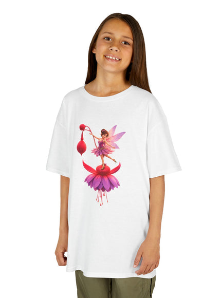 "Fuchsia Fairy" Kids Heavy Cotton Tee