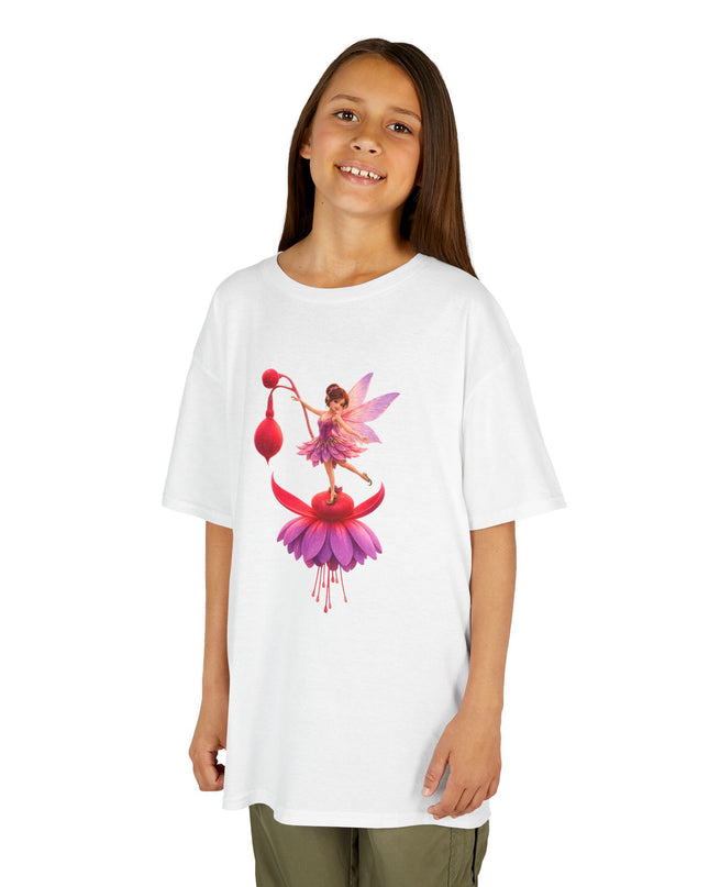 "Fuchsia Fairy" Kids Heavy Cotton Tee