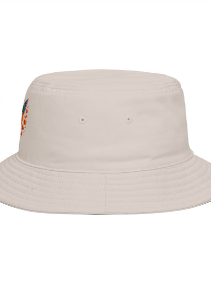 "Hummingbird and Poppies" Bucket Hat