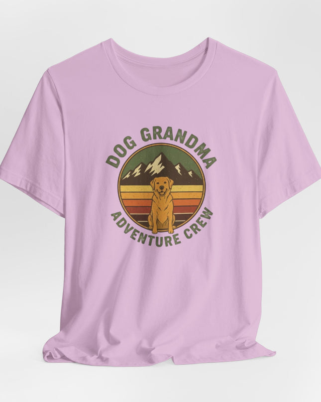 "Dog Grandma Adventure Crew" Unisex Jersey Short Sleeve Tee