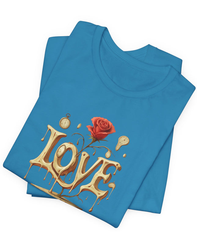 "Love - Salvador Dali Style" Unisex Jersey Short Sleeve Tee