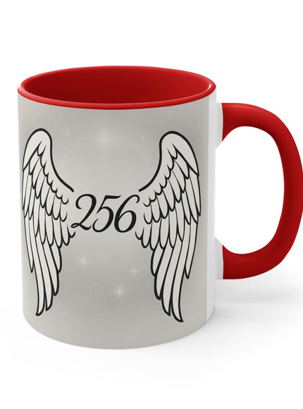 "Celestial Angel Wings 256" Accent Mug