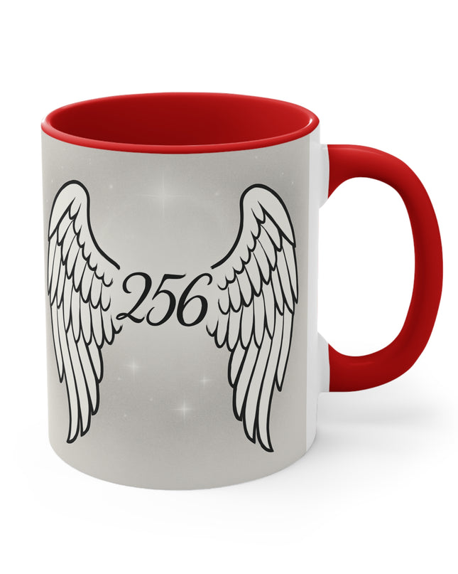 "Celestial Angel Wings 256" Accent Mug
