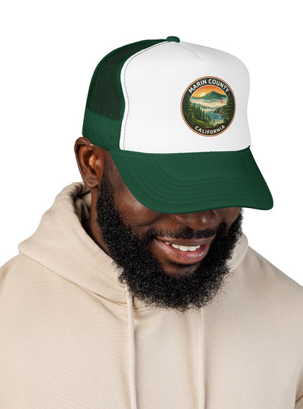 "Marin County, Above the Fog" Foam Trucker Hat