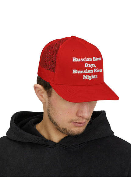 "Russian River Days, Russian River Nights" Snapback Trucker Cap