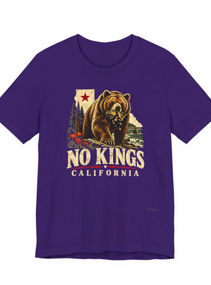 "No Kings California" Unisex Jersey Short Sleeve Tee