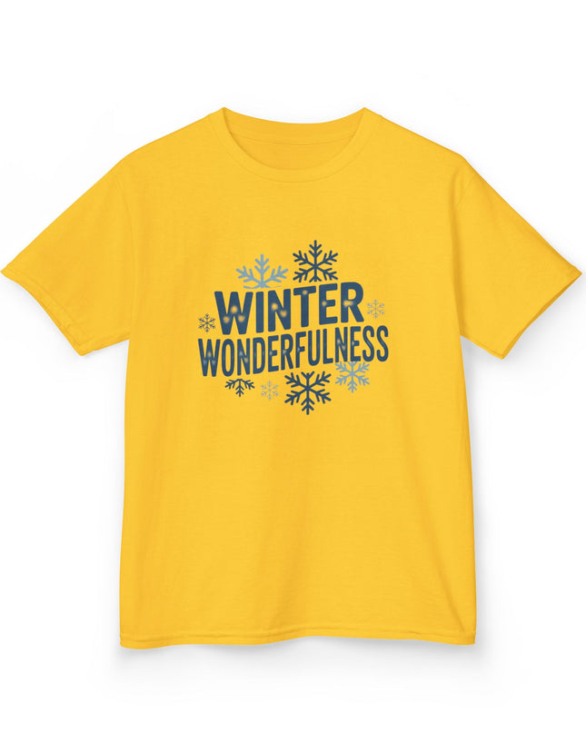 "Winter Wonderfulness" Kids Heavy Cotton Tee