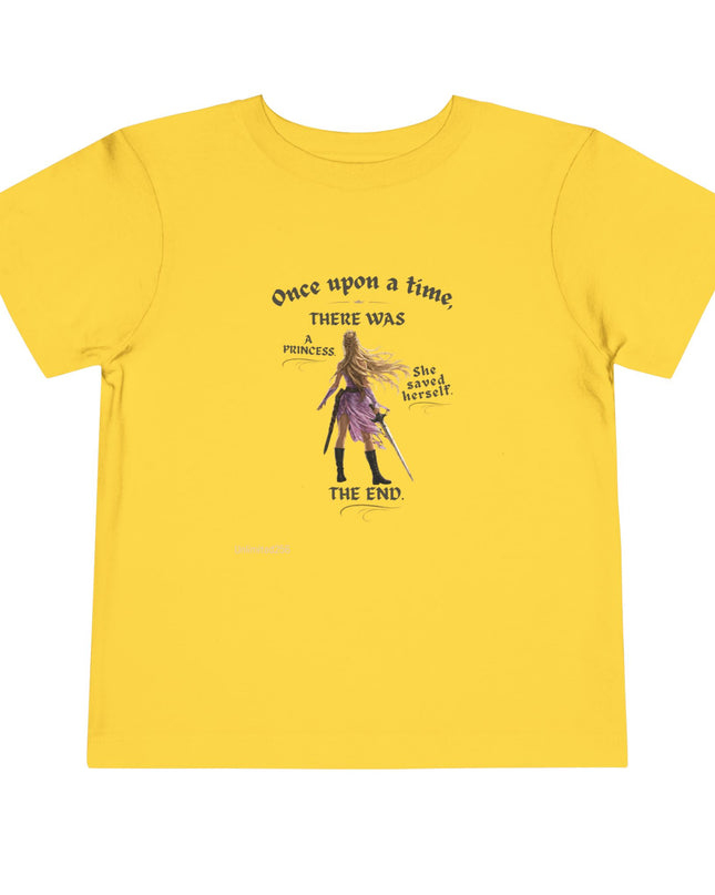 "She Saved Herself" Toddler Short Sleeve Tee