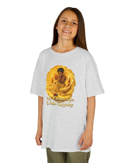 "My Father Says I am Royalty" Kids Heavy Cotton Tee