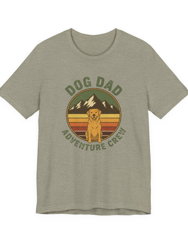 "Dog Dad Adventure Crew" Unisex Jersey Short Sleeve Tee