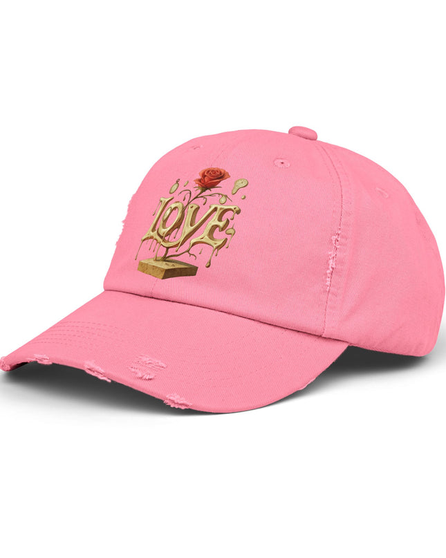 "Love (Salvador Dali)" Unisex Distressed Cap