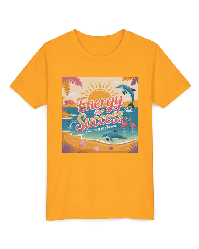"February in Florida, Energy for Success" Youth Short Sleeve Tee