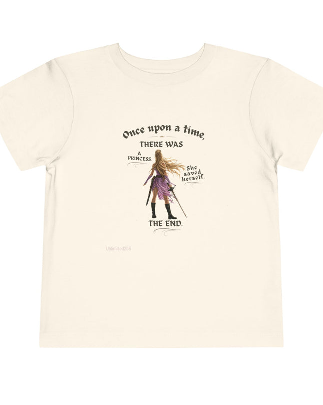 "She Saved Herself" Toddler Short Sleeve Tee