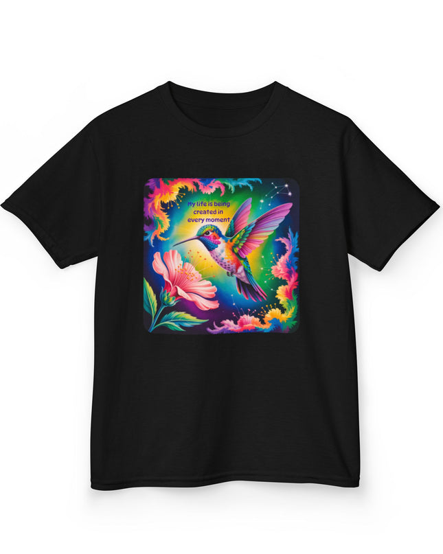 "My Life is Being Created in Every Moment" Kids Heavy Cotton Tee